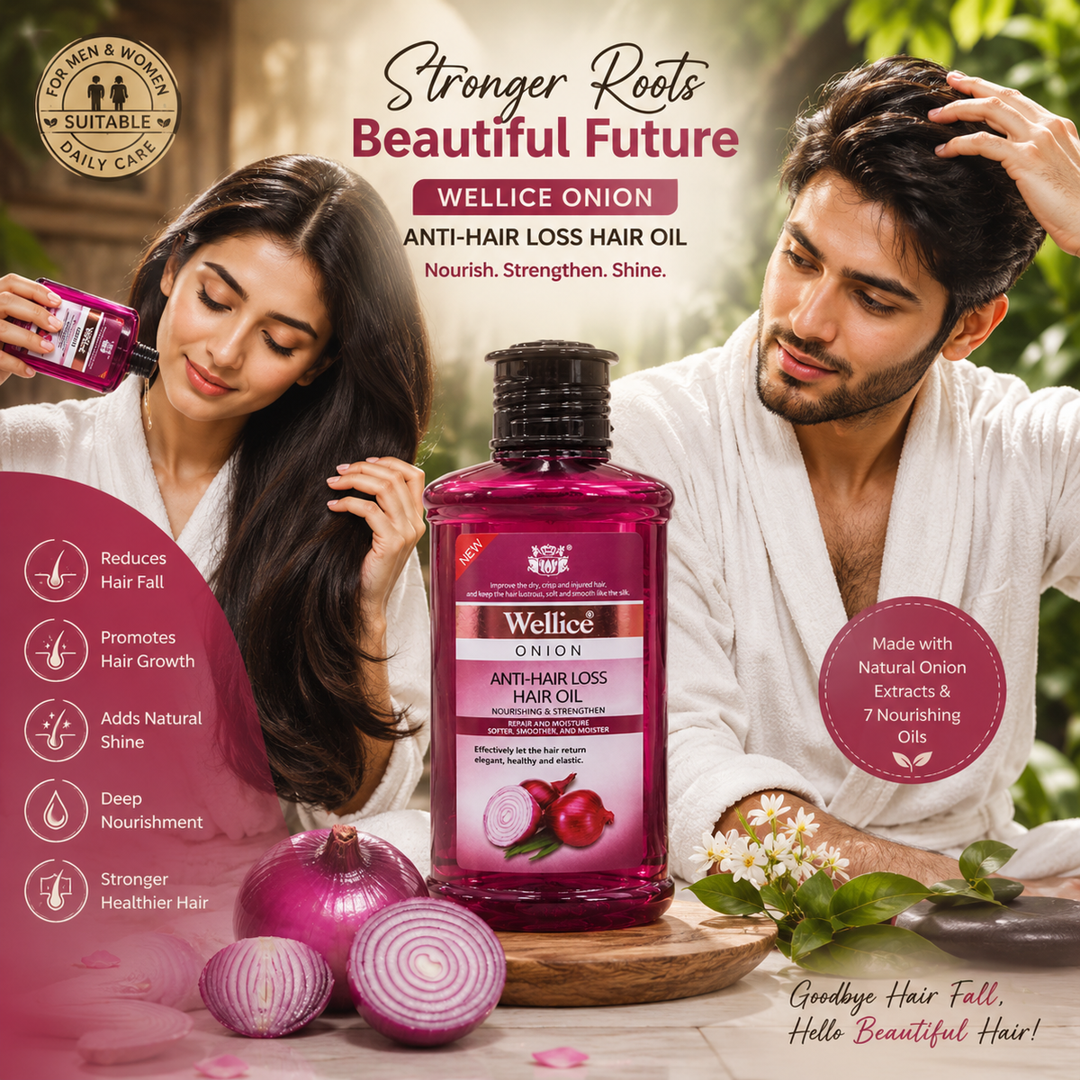 Premium Hair Oil for Anti-Hair Fall Shine & Growth