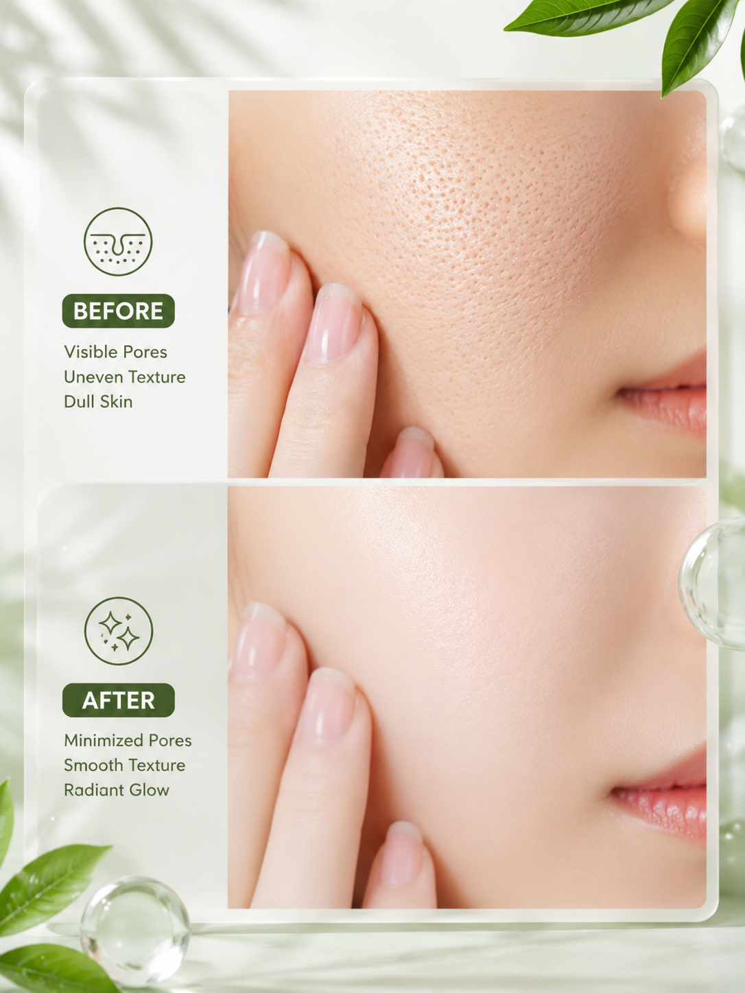 Sasim Pearl White Serum 30ml Glass Bottle