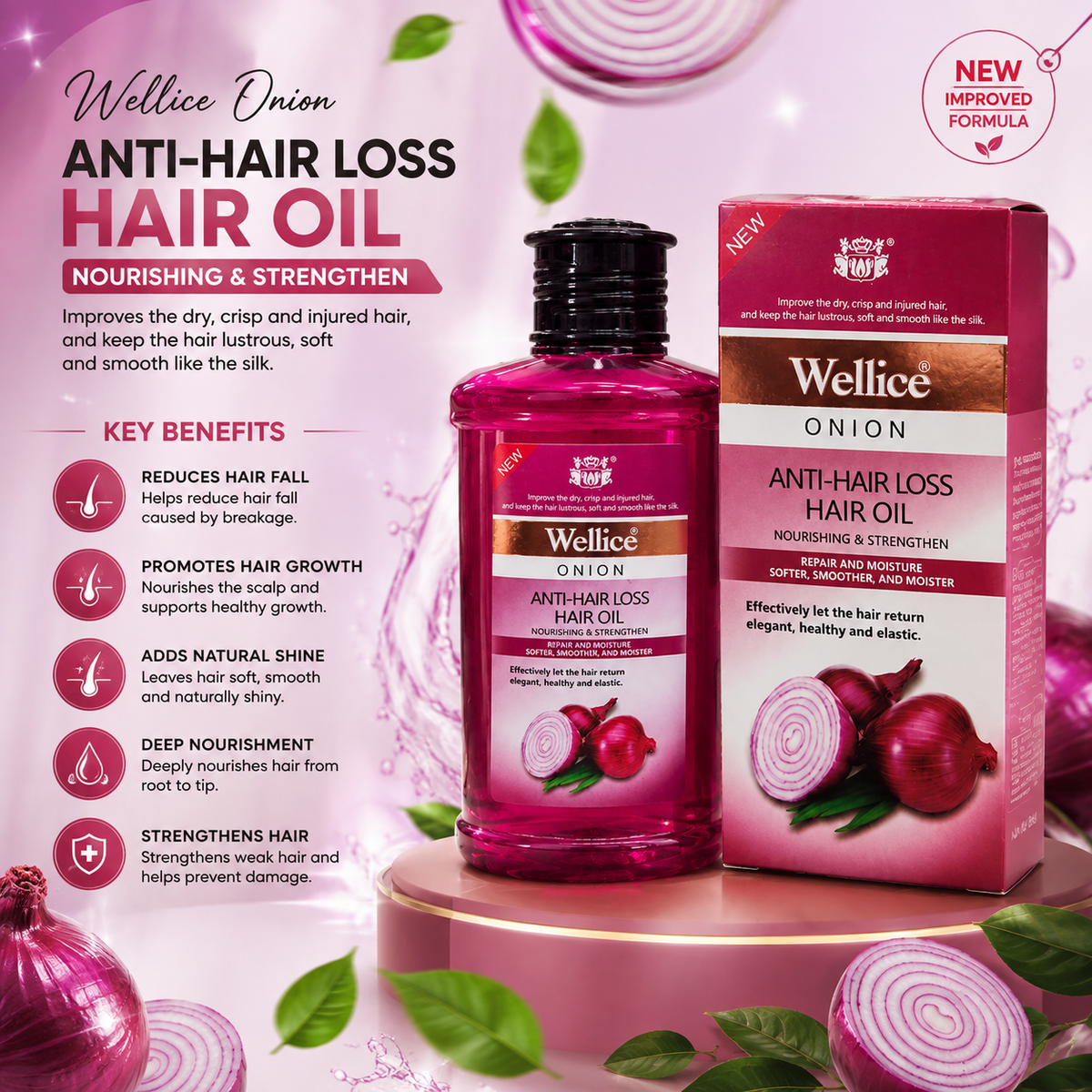 Premium Hair Oil for Anti-Hair Fall Shine & Growth