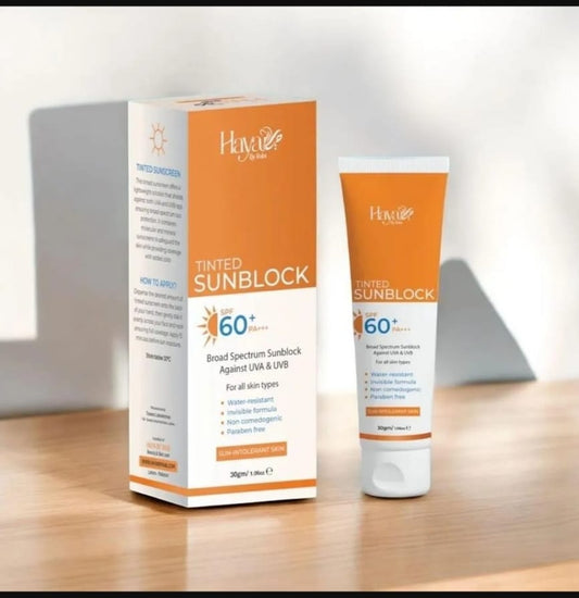 Haya Tinted Sunblock SPF 60+ – Daily Sun Protection